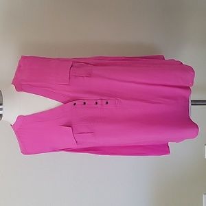 NWT Torrid Harper Sleeveless Blouse sz 1 Pink